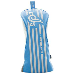 JADO|邪道 ヘッドカバー ドライバー用 ストライプトライバルシリーズ(ターコイズブルーマットホワイト) JGHC8888D