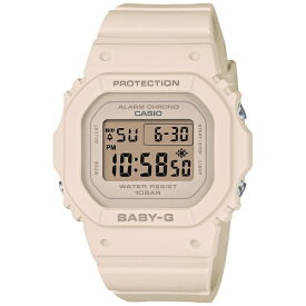 【エントリーで最大全額ポイント還元｜7/18迄】 CASIO｜カシオ BABY-G（ベビージー）スクエアデザイン採用モデル ベージュ BGD-565U-4JF