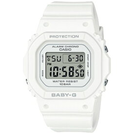 【エントリーで最大全額ポイント還元｜3/11まで】 CASIO｜カシオ BABY-G（ベビージー）スクエアデザイン採用モデル ホワイト BGD-565U-7JF