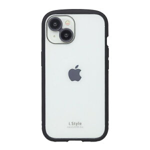 �i�`�������f�U�C���bNATURAL design iPhone 15�i6.1�C���`�j/14 i.Style �P�[�X i.Style �u���b�N iP23-61-IS01