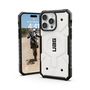 UAG�bURBAN ARMOR GEAR iPhone15 Pro Max MagSafe�Ή� PATHFINDER �z���C�g UAG-IPH23LA-MS-WH