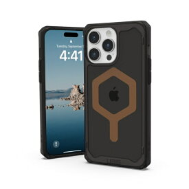 UAG｜URBAN ARMOR GEAR iPhone15 Pro Max MagSafe対応 PLYO ケース ブラック/ブロンズ UAG-IPH23LA-YMS-B/B