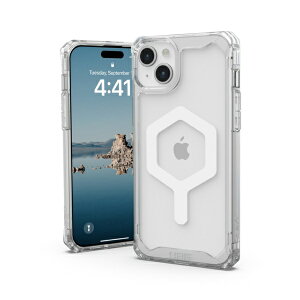 UAG�bURBAN ARMOR GEAR iPhone15 Plus MagSafe�Ή� PLYO �P�[�X �A�C�X/�z���C�g UAG-IPH23LB-YMS-I/W