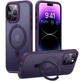 TORRAS｜トラス UPRO Ostand Matte Case for iPhone 14 Pro ケース トーラス ダークパープル