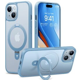 TORRAS｜トラス UPRO Ostand Matte Case for iPhone 15 ケース トーラス ライトブルー