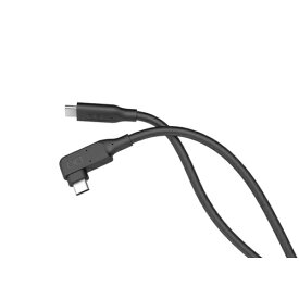 CIO｜シーアイオー USB-C ⇔ USB-Cケーブル [映像 /充電 /転送 /1.0m /4K /PD240W /USB4.0(20Gbps)] L型 ブラック CIO-SLL240W-CC1-BK [USB-C ⇔ USB-C /4K]