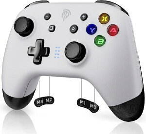 EasySMX �Q�[���p�b�h ���C�����X / �L�� Easy SMX 9124(Switch�Ή�) �z���C�g ESM9124 [Bluetooth�EUSB /Windows�EAndroid�EiOS]