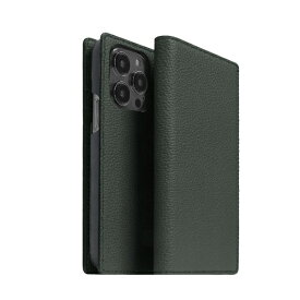 ROA｜ロア iPhone 14 Pro 6.1インチ VINTAGE　イタリアンレザーダイアリーケース　グリーン ABBISIGNATURE ABS24071i14PGR