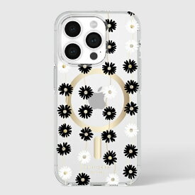 ケイト・スペード ニューヨーク｜kate spade new york iPhone 15 Pro KSNY Protective Hardshell MagSafe対応 - Daisy Chain/Black White