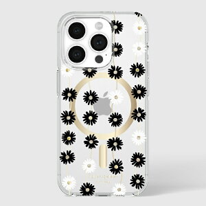PCgEXy[h j[[Nbkate spade new york iPhone 15 Pro KSNY Protective Hardshell MagSafeΉ - Daisy Chain/Black White