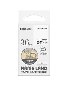 CASIO�b�J�V�I NAME LAND�e�[�v�@�z�^�O�e�[�v �� XR-36NTWE [������ /36mm��]