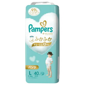 P&G｜ピーアンドジー Pampers（パンパース）肌へのいちばん パンツ スーパージャンボ L（9-14kg）40枚