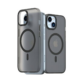 ROA｜ロア iPhone 15（6.1インチ）　MagSafe対応ケース AERO FRAME araree クリアブラック AR25419i15