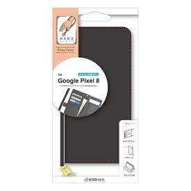 ラスタバナナ｜RastaBanana Google Pixel 8 ハンドストラップ付き手帳型ケース ブラック 7730P8BHSBK