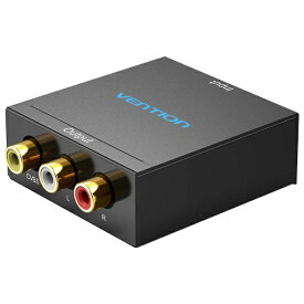 VENTION｜ベンション 変換コンバーター [HDMI 入力−出力 RCA] USB-A電源 ブラック AE-2526