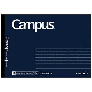 KOKUYO�b�R�N�� ��lCampus(�L�����p�X) �m�[�g �n�[�t�T�C�Y �l�C�r�[ 295BT-DB [B6 /6mm(B�r) /�h�b�g����r��]