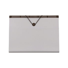 ナカバヤシ｜Nakabayashi filemo(ファイルモ) バッグインファイルA4 6P ライトグレー DF-A411E-LGY