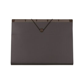 ナカバヤシ｜Nakabayashi filemo(ファイルモ) バッグインファイルA4 6P ダークグレー DF-A411E-DGY