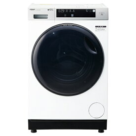 買替えで3000pt進呈(6/15まで)【無料延長保証】 AQUA｜アクア ドラム式洗濯乾燥機 ホワイト AQW-D12P-L(W) [洗濯12.0kg /乾燥6.0kg /ヒートポンプ乾燥 /左開き]