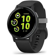 GARMIN｜ガーミン スマートウォッチvivoactive（ヴィヴォアクティブ）5 GPS Black/Slate 010-02862-40【S…