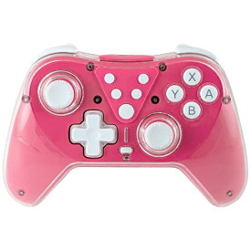 ALLONE｜アローン Switch用ワイヤレスカラフルコントローラー ピンク ALLONE ALG-NSWCCFPK【Switch】