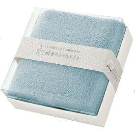 日繊商工｜Nissen Shoko 綿雪のようなタオル バスタオル キューブ B1 ライトブルー