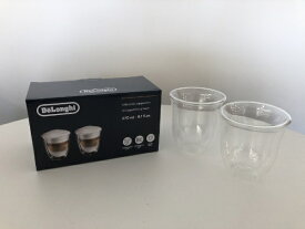 Delonghi｜デロンギ ダブルウォールグラス（2個セット） カプチーノ DWG2S-190