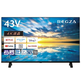 TVSREGZA｜ティーヴィーエス レグザ 液晶テレビ REGZA(レグザ) 43E350M [43V型 /Bluetooth対応 /4K対応 /BS・CS 4Kチューナー内蔵 /YouTube対応]