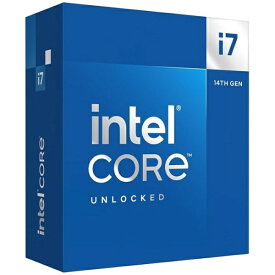 インテル｜Intel 〔CPU〕Intel Core i7 processor 14700K 33M Cache、up to 5.60 GHz (第14世代) BX8071514700K [intel Core i7 /LGA1700 /グラフィックス搭載]