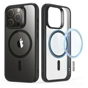 �C�[�G�X�A�[���bESR iPhone 15 Pro Max�i6.7�C���`�j�n�C�u���b�h�P�[�X ESR Clear Black ClassicHybridCase(HaloLock)foriPhone15ProMax