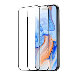 �C�[�G�X�A�[���bESR iPhone 15�i6.1�C���`�j�����K���X�t�B�����i2������j Clear-2 Pack Tempered-GlassScreenProtectorforiPhone15