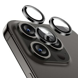 イーエスアール｜ESR iPhone 15 Pro/15 Pro Max/14 Pro /14 Pro Maxカメラレンズプロテクター ESR Black ArmoriteCameraLensProtectorsforiPhone15Pro/ProMax