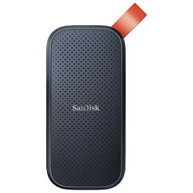 【エントリーで最大全額ポイント還元｜3/11まで】 SanDisk｜サンディスク SDSSDE30-2T00-J27 外付けSSD USB-A接続 Portable SSD ブラック [2TB /ポータブル型]