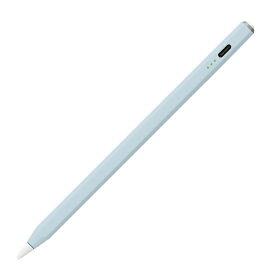 ナカバヤシ｜Nakabayashi 〔タッチペン：iPad用/USB-A充電式〕iPad専用充電式タッチペン グレイッシュブルー TPEN-001BL