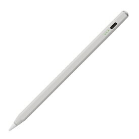 ナカバヤシ｜Nakabayashi 〔タッチペン：iPad用/USB-A充電式〕iPad専用充電式タッチペン ライトグレー TPEN-001GY