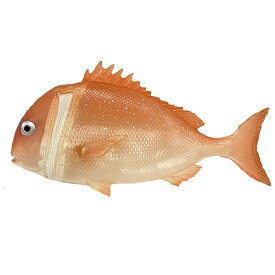 ウィングクラウン｜Wingcrown 鯛ペンケース(ミニポーチ) 魚ポーチ 赤鯛(クリアタイプ)