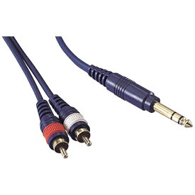 True Dyna｜トゥルーダイナ 5m パッチングケーブル（ステレオPhone/RCA×2） TD-50SPRC