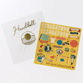 いろは出版｜IROHA PUBLISHING 4 you decoration CLUB series ハンドボール [写真台紙用]