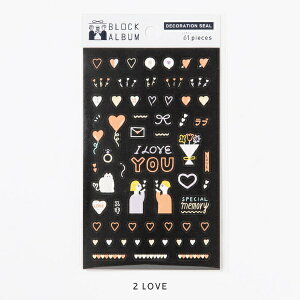 ͏oŁbIROHA PUBLISHING BLOCK ALBUM DECORATION SEAL LOVE [ʐ^䎆p]
