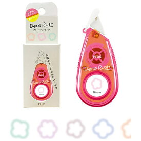 PLUS｜プラス デコレーションテープ 太幅 [10mmx3m] デコラッシュ ふんわりフラワー