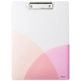 PLUS｜プラス クリップファイル A4 Pasty(パスティ) ピーチピンク