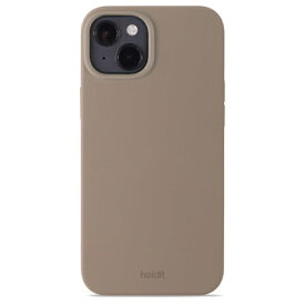 HOLDIT｜ホールディット iPhone 15 Plus（6.7インチ） ソフトタッチシリコーンケース モカブラウン