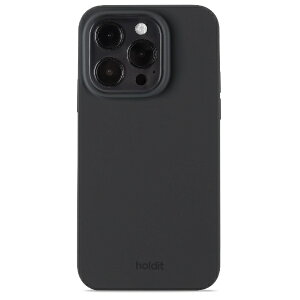 HOLDIT�b�z�[���f�B�b�g iPhone 15 Pro�i6.1�C���`�j �\�t�g�^�b�`�V���R�[���P�[�X �u���b�N