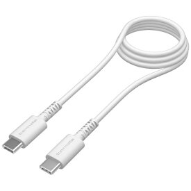 多摩電子工業｜Tama Electric USB-C ⇔ USB-Cケーブル [充電 /転送 /1.0m /PD60W /USB2.0] ホワイト TH265CC10QW [USB-C ⇔ USB-C]