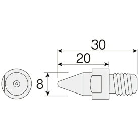 ホーザン｜HOZAN HOZAN ノズル 1．6mm HS−801用 HS813 【メーカー直送・代金引換不可・時間指定・返品不可】