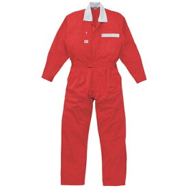 山田辰｜YAMADA TATSU AUTO−BI　長袖つなぎ服5600−005レッド−4L 56000054L 【メーカー直送・代金引換不可・時間指定・返品不可】