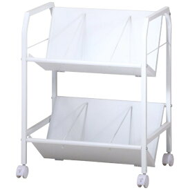 不二貿易｜Fuji Boeki ファイルワゴン2段 ホワイト 83983