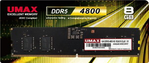 UMAXb[}bNX ݃ UM-DDR5-4800 UM-DDR5S-4800-8G [DIMM DDR5 /8GB /1]