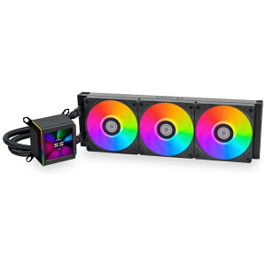 LIANLIbA CPUN[[ 120mmt@x3 [LGA1700/1200 /115xEAM5/AM4] Galahad II LCD 360 ubN LL-GA2-LCD-360-BK