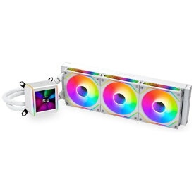 LIANLI｜リアンリ 水冷CPUクーラー 120mmファンx3 [LGA1700/1200 /115x・AM5/AM4] Galahad II LCD 360 SL-INF ホワイト LL-GA2-LCD-360-SLINF-WT